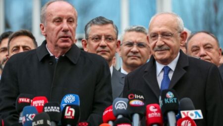 CHP başkanı Kılıçdaroğlu, Cumhurbaşkanlığı yarışındaki rakibi İnce’yi ziyaret etti: ‘Destek’ değil ‘nezaket’