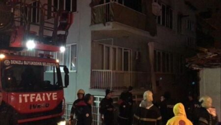 Denizli’de 3 katlı bina yangın: 4 yaşındaki çocuk hayatını kaybetti