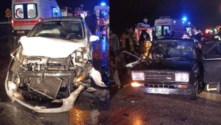 Amasya’da zincirleme kaza: Evli çift öldü; 8 yaralı