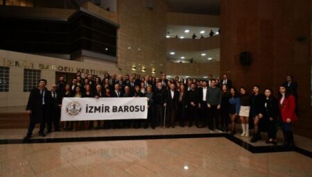 İzmir Barosu: Avukatız! Buradayız! Mesleğimizi savunuyoruz!