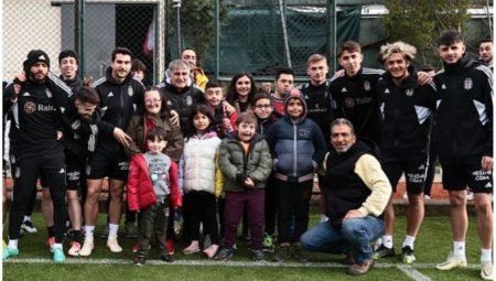 Beşiktaş, Down sendromlu çocukları ağırladı