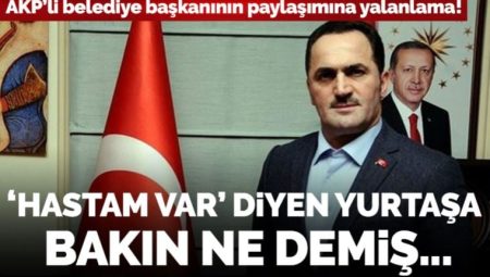 Beyoğlu Belediye Lideri’nin toplumsal medya paylaşımına yalanlama: ‘Hastam var’ diyen yurttaşa bakın ne demiş…