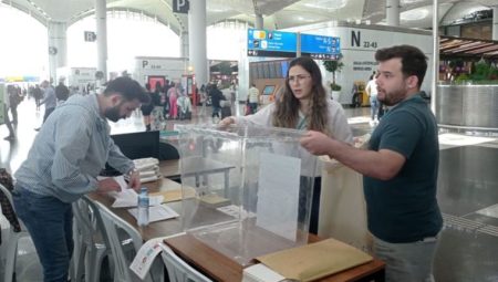 İstanbul Havalimanı’nda seçim yoğunluğu: 20 bin yurttaş oy kullandı